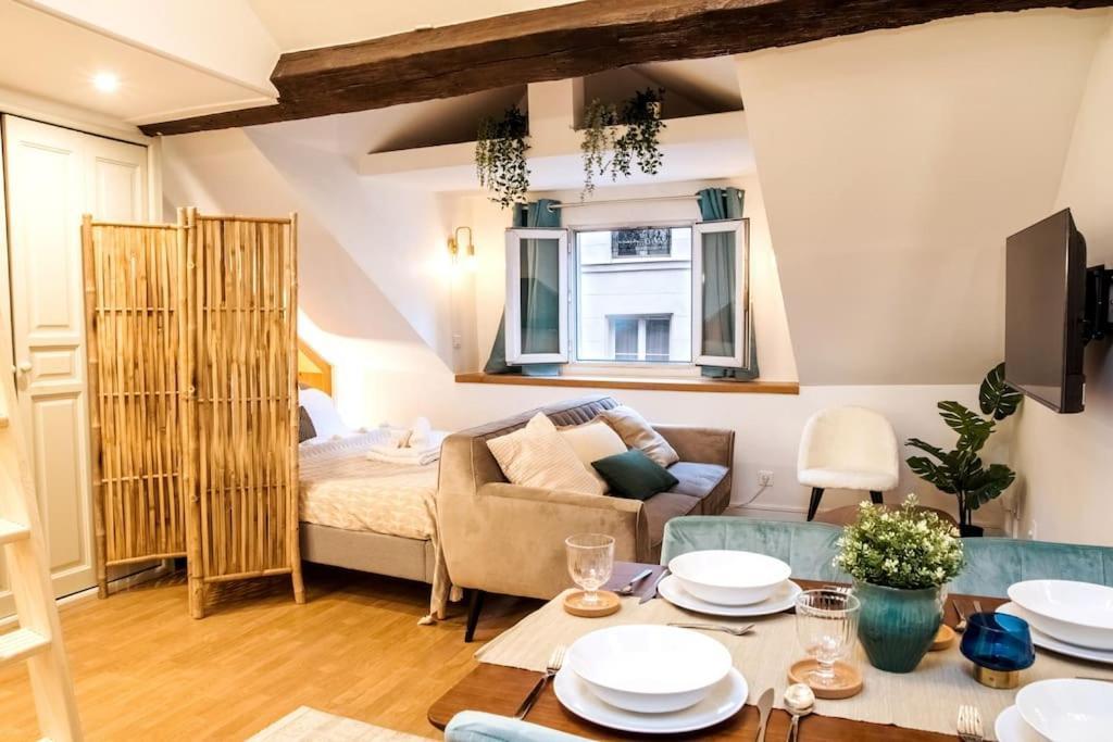 Spacious Studio In Paris Hyper Center - Smart Tv & Wifi - 4P 外观 照片